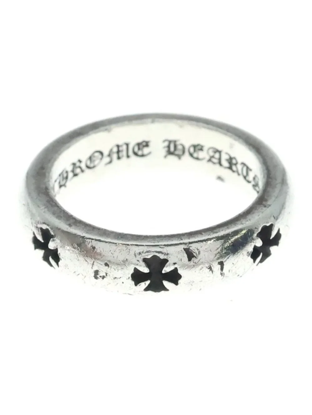 Chrome Hearts Negative CH Plus Ring Silver